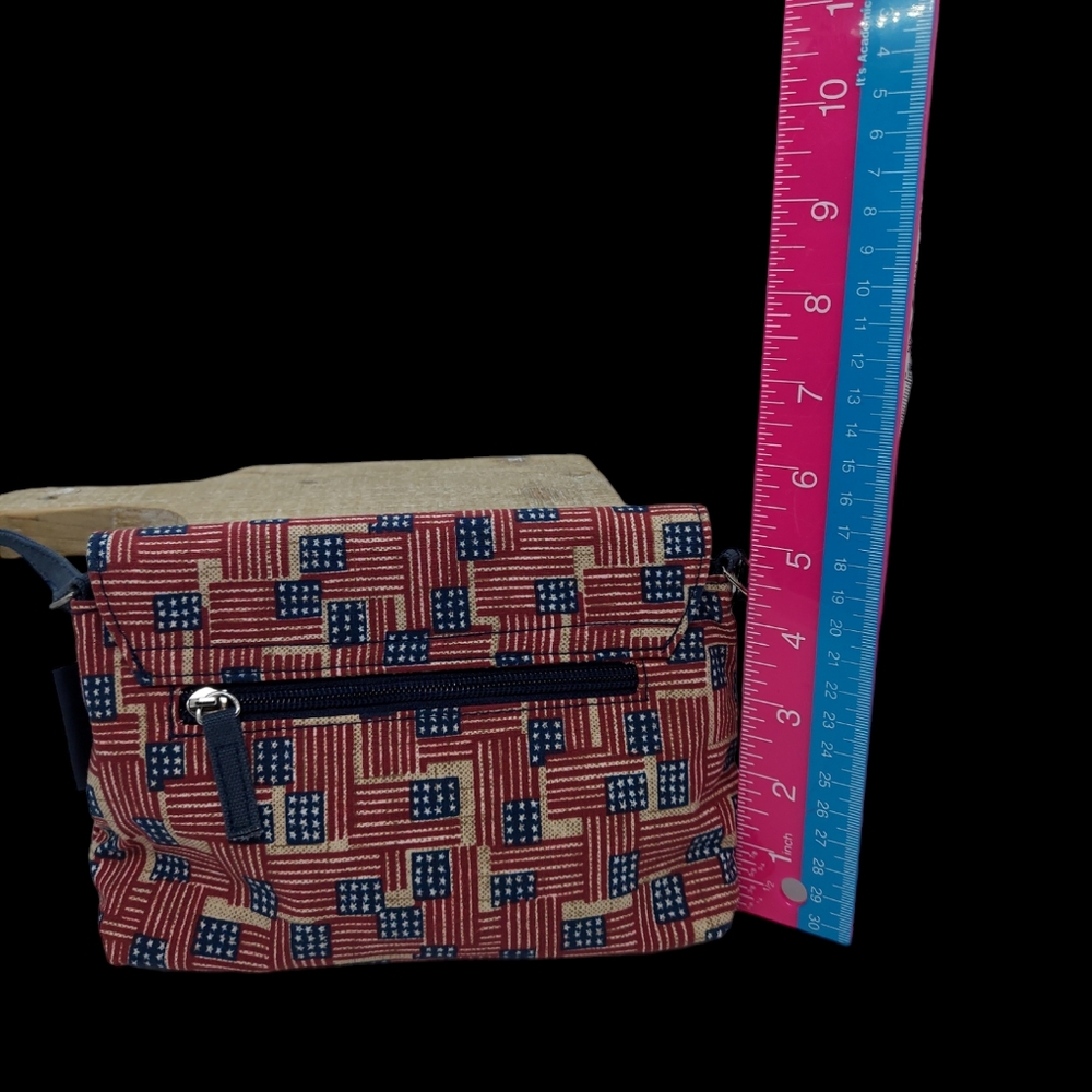 Longaberger Old Glory Patriotic Flag Small Purse - Picture 4 of 9
